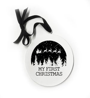 First Christmas Sleigh Ornament